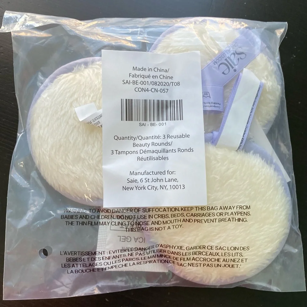 Saie Reusable Cosmetic Pads